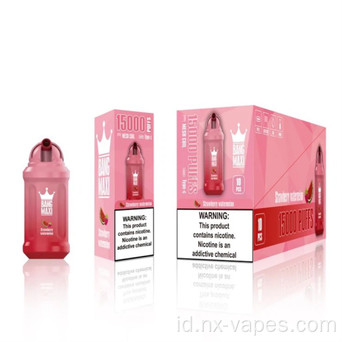 Bang king box digital 15000 puffs
